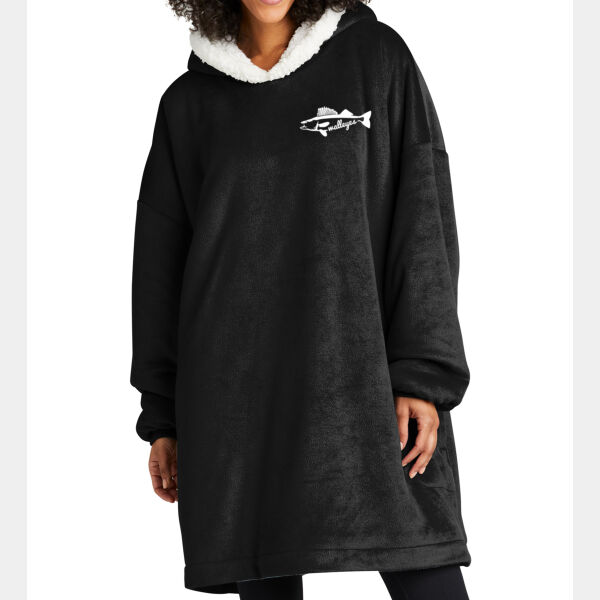 Port Authority® Mountain Lodge Wearable Blanket - Embroidered Logo Thumbnail