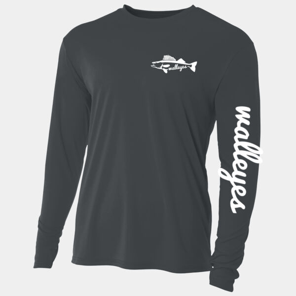 A4 Cooling Performance Long Sleeve Tee - Printed Logos Thumbnail