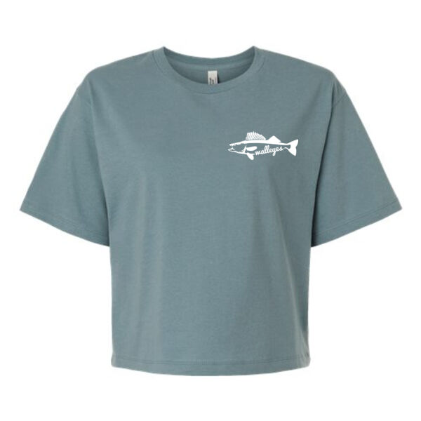 American Apparel - Women's Fine Jersey Boxy Tee - Printed Logo Thumbnail